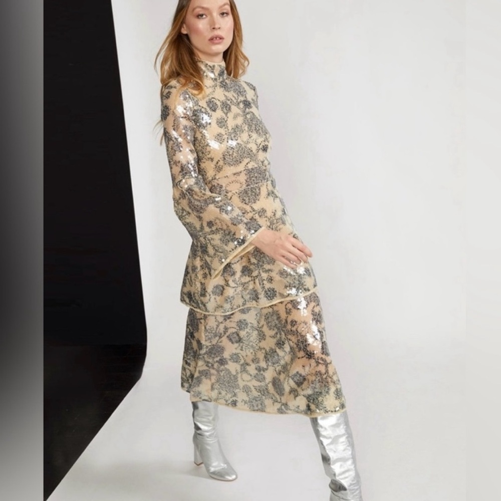 Cynthia Rowley Michelle Bell Sleeved Dress